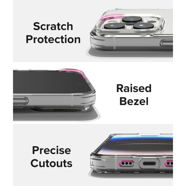 Ringke Fusion Serisi iPhone 14 Pro effaf Klf-Matte Clear