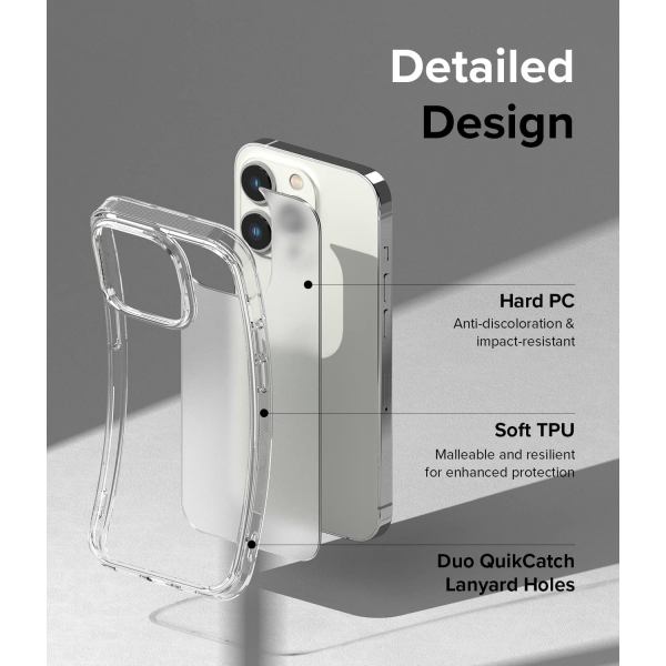Ringke Fusion Serisi iPhone 14 Pro Max effaf Klf-Clear