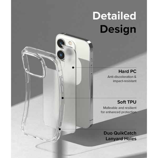 Rin gke Fusion iPhone 14 Pro Max effaf Klf-Matte Clear