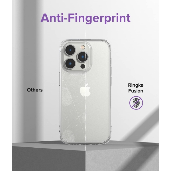 Rin gke Fusion iPhone 14 Pro Max effaf Klf-Matte Clear