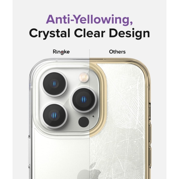Rin gke Fusion iPhone 14 Pro Max effaf Klf-Matte Clear