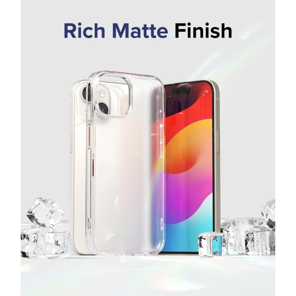 Rin gke Fusion Apple iPhone 15 effaf Klf-Frost Clear