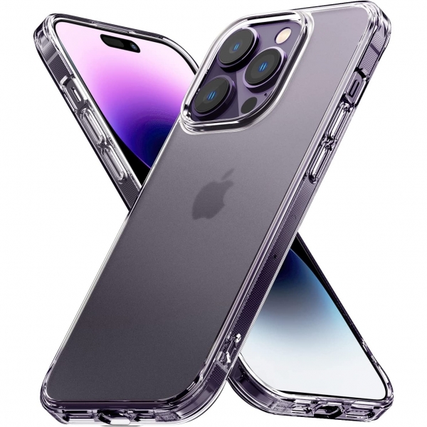 Rin gke Fusion iPhone 14 Pro Max effaf Klf-Matte Clear