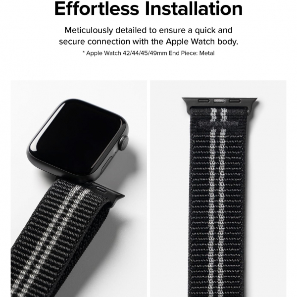 Rin gke Sports AirLoop Apple Watch Kay(42/44/45/49mm)-Black