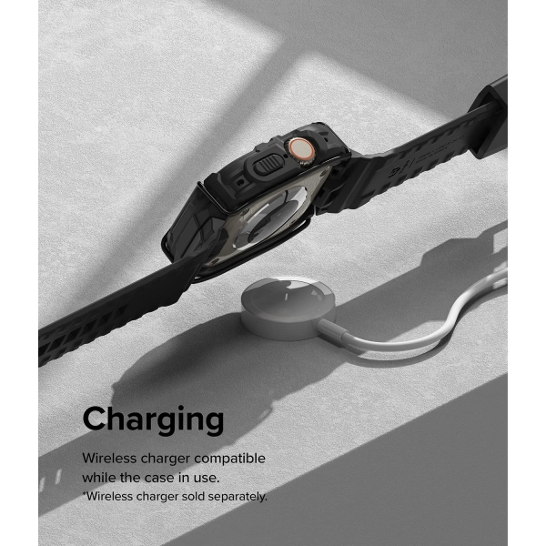 Rin gke Fusion X Apple Watch Ultra/2.Nesil Klf (49mm)-Black