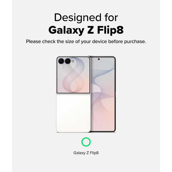 Ringke Galaxy Z Flip 8 9H Temperli Cam Ekran Koruyucu