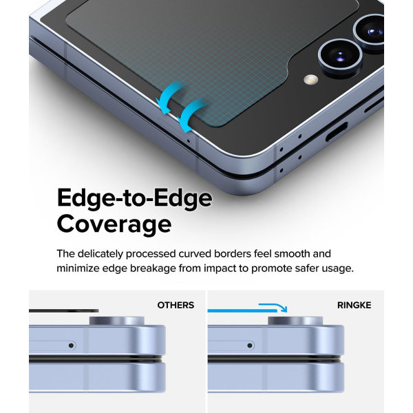 Rin gke Galaxy Z Flip 6 Cam Ekran Koruyucu (2 Adet)