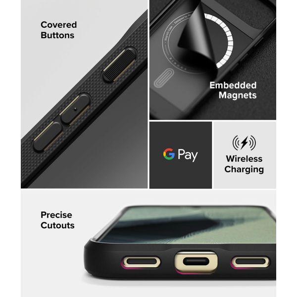 Ringke Google Pixel 11 Pro MagSafe Uyumlu K�l�f-Magnetic Black