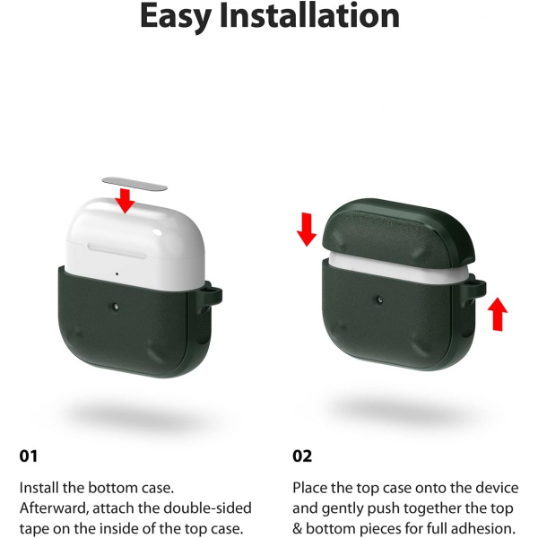 Rin gke Hinge Apple AirPods 3.Nesil Klf -Dark Green