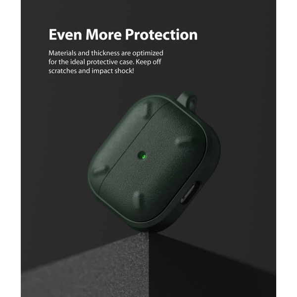 Rin gke Hinge Apple AirPods 3.Nesil Klf -Dark Green