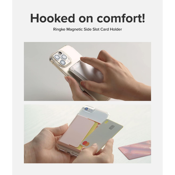 Rin gke Manyetik MagSafe Czdan Klf-Clear Mist