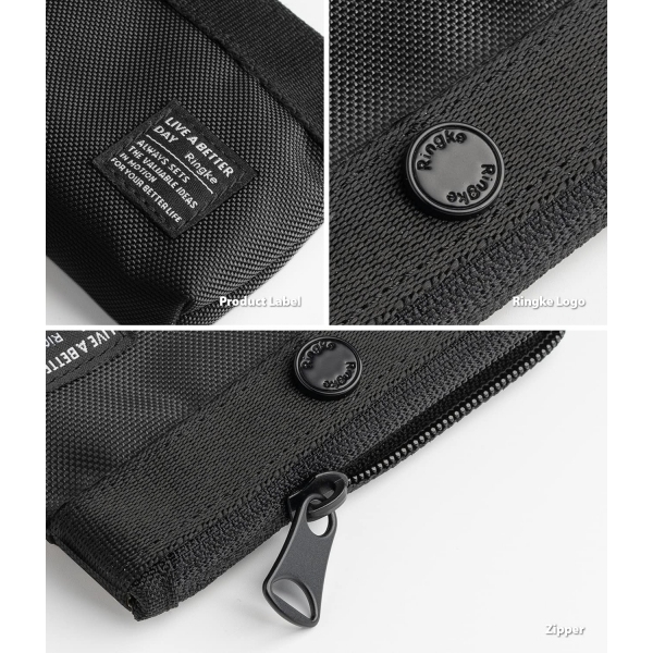 Rin gke Mini Teknolojik Aksesuar antas-Black