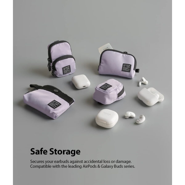 Rin gke Mini Teknolojik Aksesuar antas-Purple