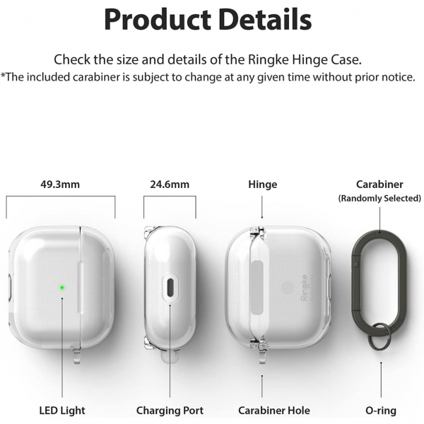 Rin gke Hinge Apple AirPods 3.Nesil Klf 