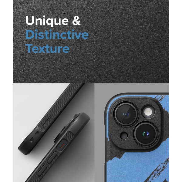 Rin gke Onyx Design iPhone 15 Plus Klf-Blue Brush