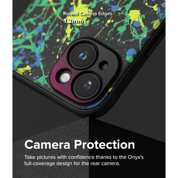 Rin gke Onyx Design iPhone 15 Plus Klf-Action Painting