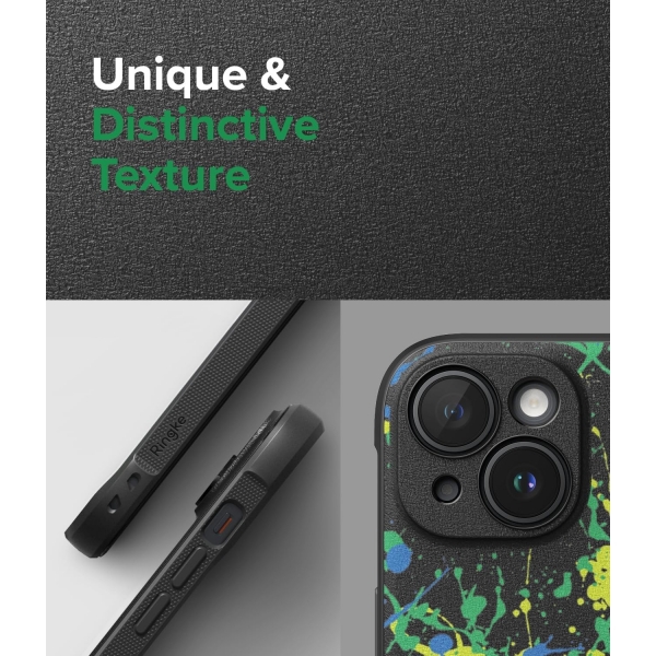 Rin gke Onyx Design iPhone 15 Plus Klf-Action Painting