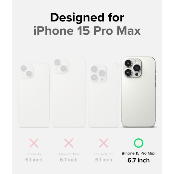 Rin gke Onyx iPhone 15 Pro Max Klf-Magnetic Black