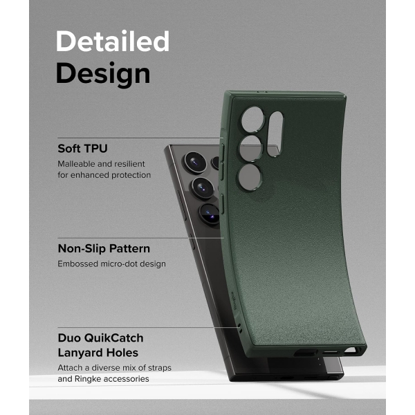 Rin gke Onyx Galaxy S24 Ultra Klf-Dark Green
