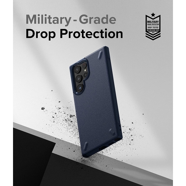 Ringke Onyx Serisi Samsung Galaxy S22 Ultra Kılıf-Navy