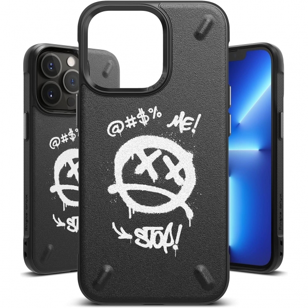 Rin gke Onyx iPhone 13 Pro Klf-Graffiti