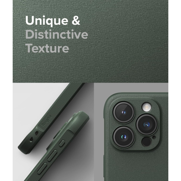 Ringke Onyx Serisi Apple iPhone 15 Pro Klf-Dark Green
