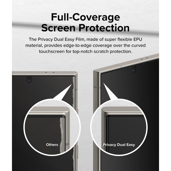 Rin gke Privacy Galaxy S24 Ultra Ekran Koruyucu