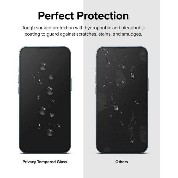 Rin gke Privacy iPhone 14 Pro Max Cam Ekran Koruyucu