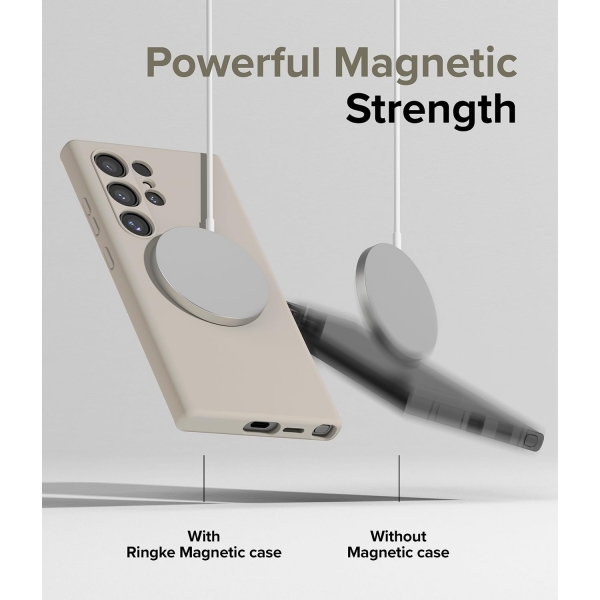 Ringke Samsung Galaxy S24 Ultra MagSafe Silikon Klf-Stone