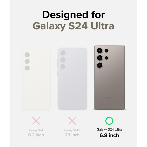 Rin gke Galaxy S24 Ultra MagSafe Silikon Klf-Stone