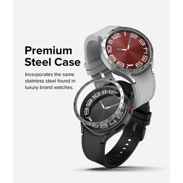 Rin gke Galaxy Watch 6 Classic ereve Koruyucu(43mm)-Silver