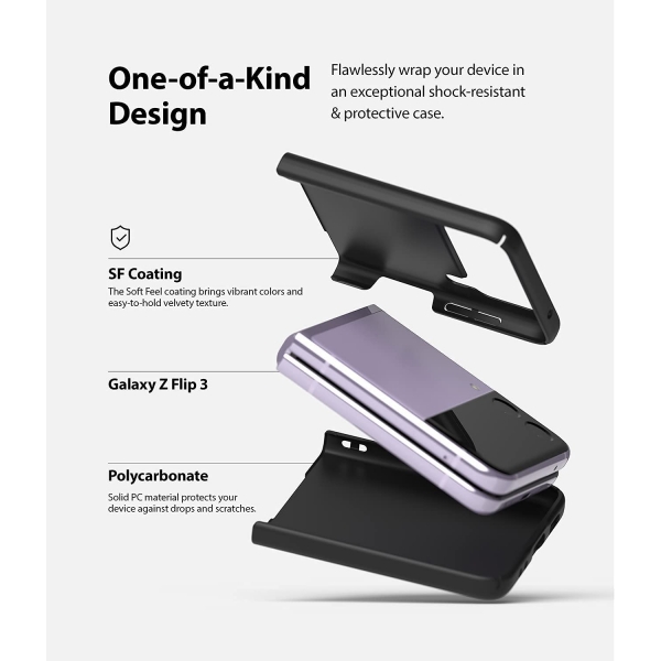 Rin gke Samsung Galaxy Z Flip 3 Klf-Black