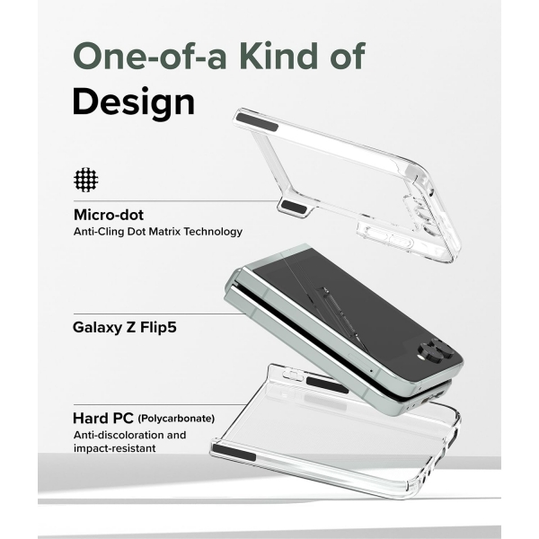 Ringke Samsung Galaxy Z Flip 5 effaf Klf-Clear
