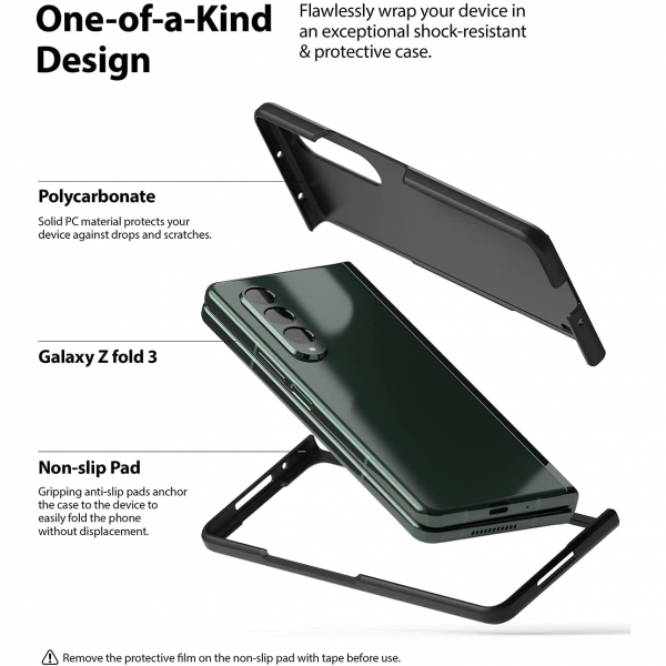 Rin gke Samsung Galaxy Z Fold 3 Klf-Black