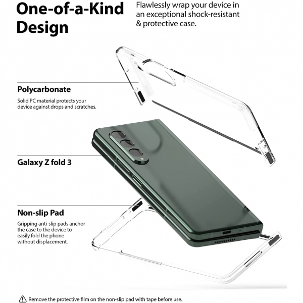 Ringke Samsung Galaxy Z Fold 3 Klf-Clear