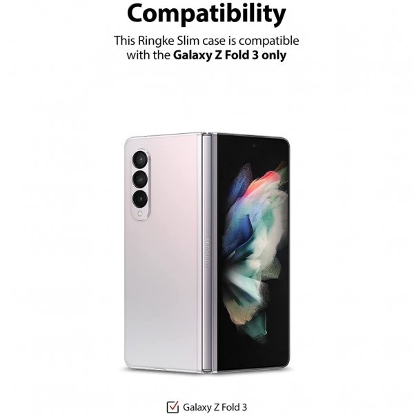 Rin gke Samsung Galaxy Z Fold 3 Klf-Matte Clear