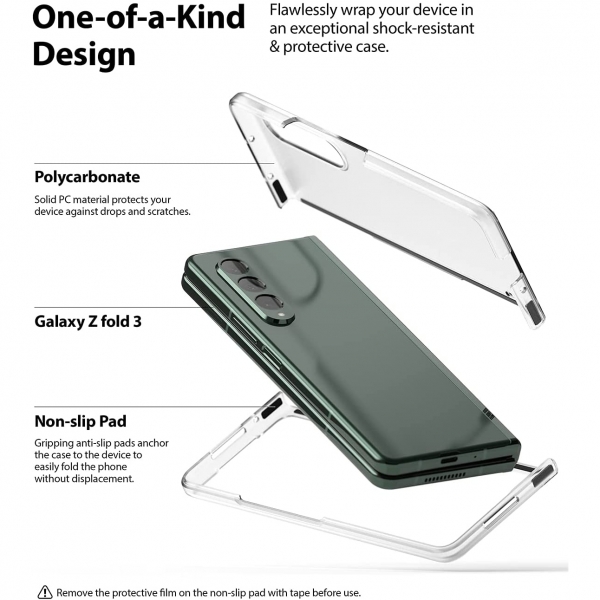 Rin gke Samsung Galaxy Z Fold 3 Klf-Matte Clear