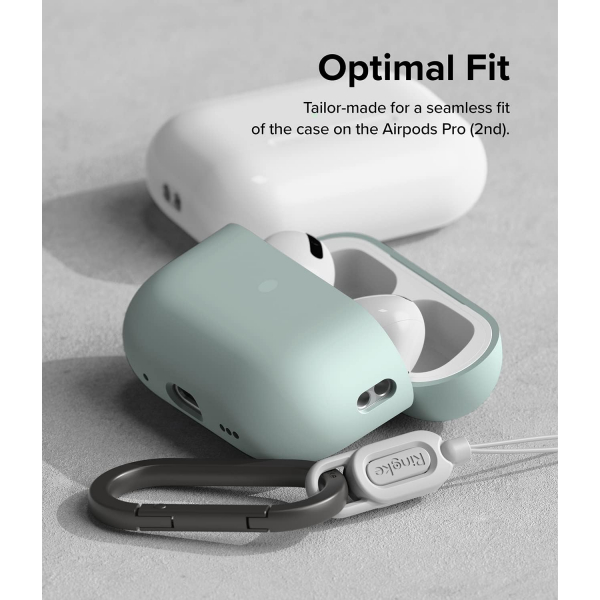 Rin gke Silikon Apple AirPods Pro 2.Nesil Klf -Seafoam