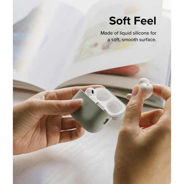 Rin gke Silikon Apple AirPods Pro 2.Nesil Klf -Seafoam