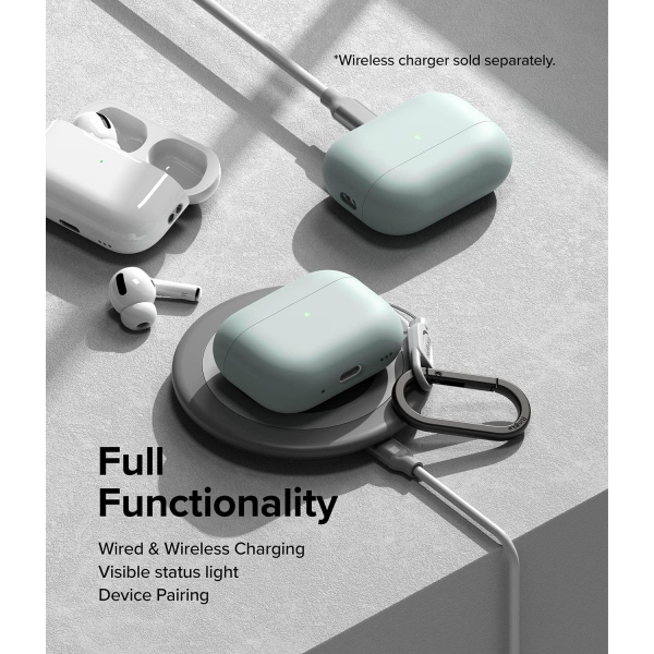 Rin gke Silikon Apple AirPods Pro 2.Nesil Klf -Seafoam
