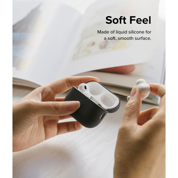 Rin gke Silikon Apple AirPods Pro 2.Nesil Klf -Midnight Blue