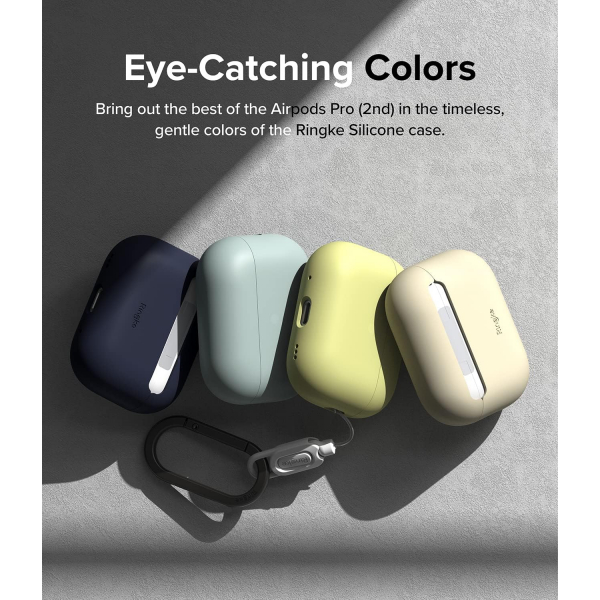 Rin gke Silikon Apple AirPods Pro 2.Nesil Klf -Mellow Yellow