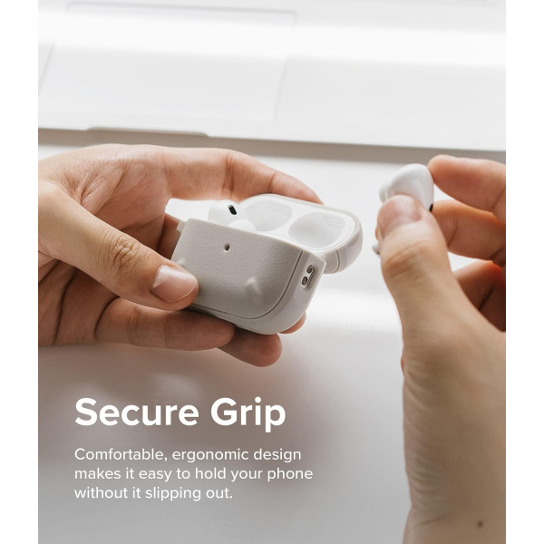 Rin gke Onyx Apple AirPods Pro 2.Nesil Klf -Warm Gray