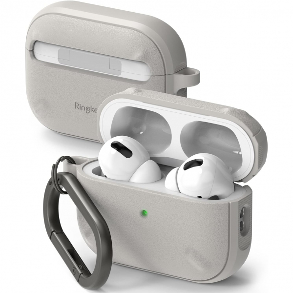 Rin gke Onyx Apple AirPods Pro 2.Nesil Klf -Warm Gray