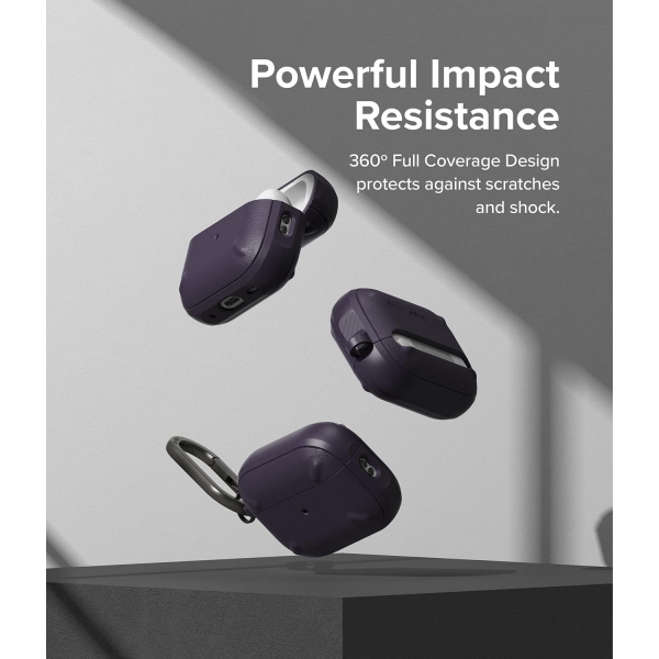 Rin gke Onyx Apple AirPods Pro 2.Nesil Klf -Deep Purple
