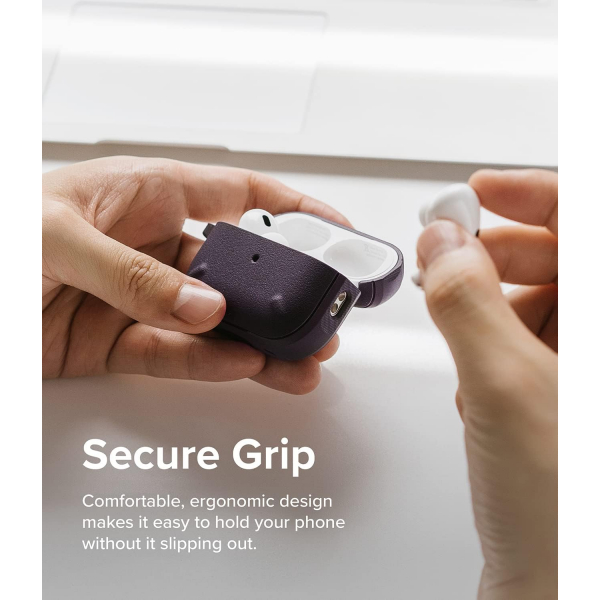 Rin gke Onyx Apple AirPods Pro 2.Nesil Klf -Deep Purple