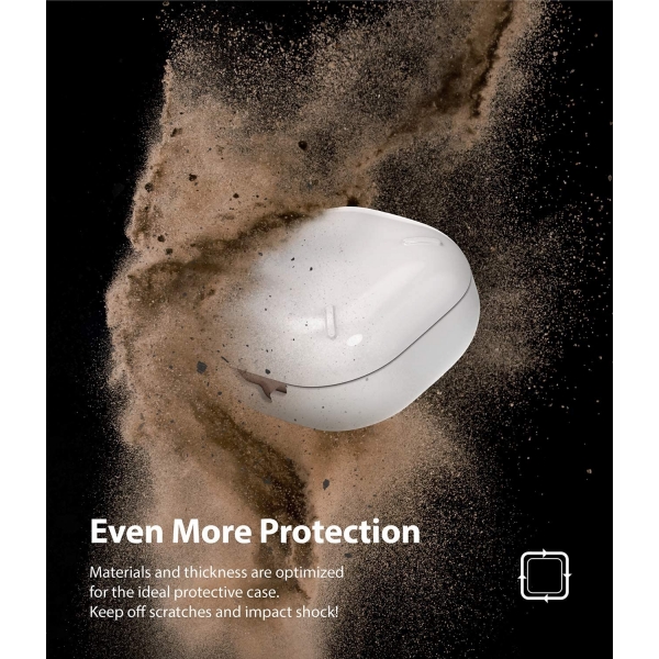 Rin gke Slim-X Samsung Galaxy Buds Live Klf -Glossy White