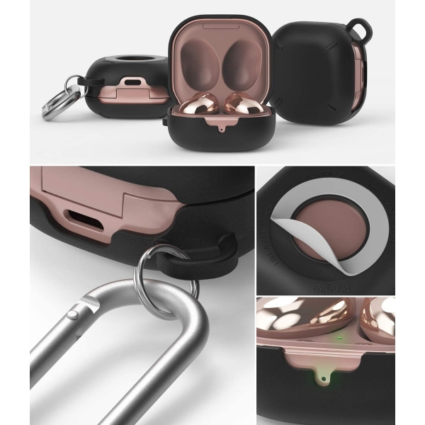 Rin gke Slim-X Samsung Galaxy Buds Live Klf -Matte Black