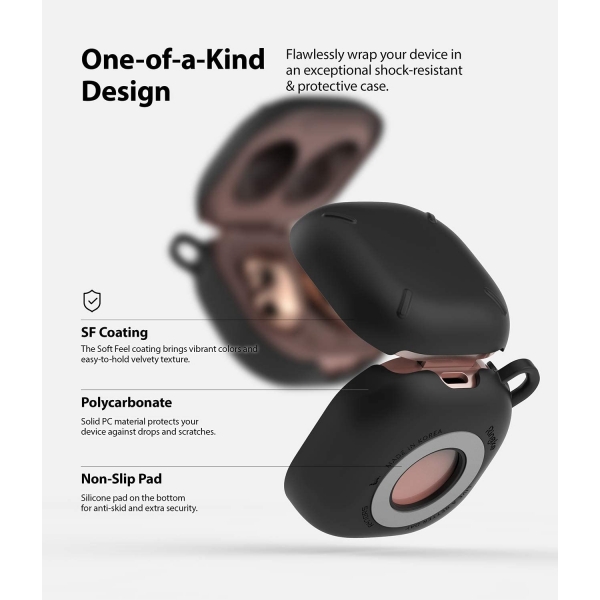 Rin gke Slim-X Samsung Galaxy Buds Live Klf -Matte Black