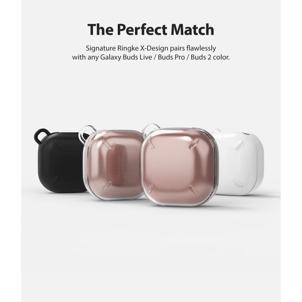 Rin gke Slim-X Samsung Galaxy Buds Live Klf -Matte Black